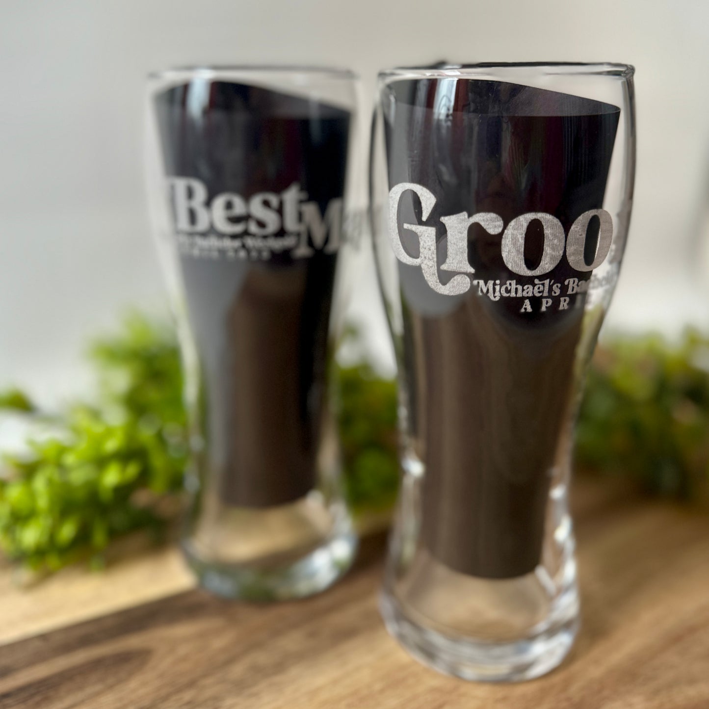 Groom Pilsner Glass