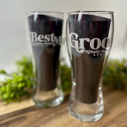Groom Pilsner Glass