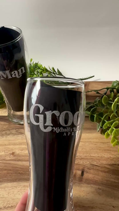 Groom Pilsner Glass